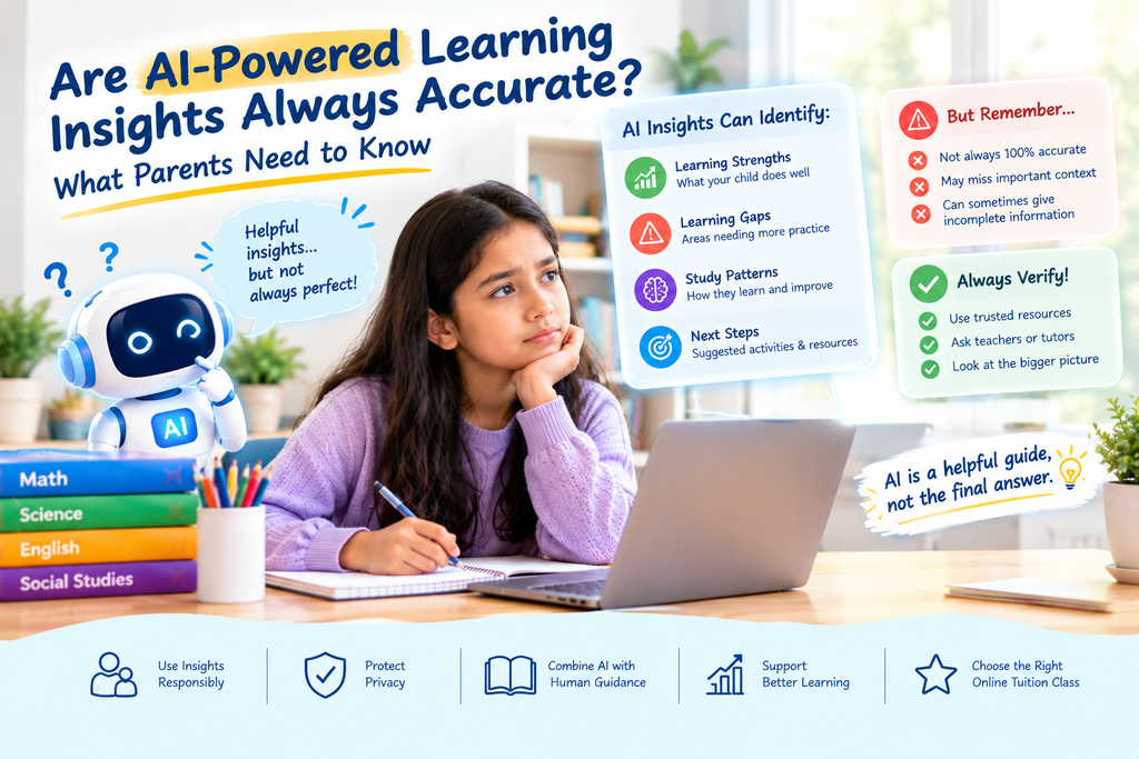 AI learning insights accuracy and student progress