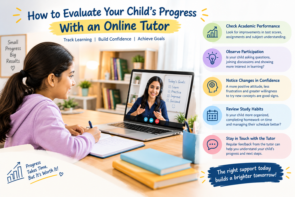 Evaluate Your Child’s Progress With an Online Tutor